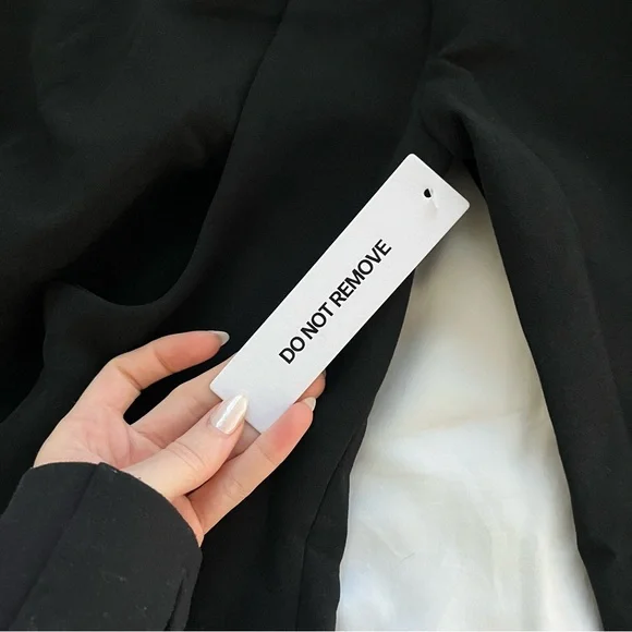 Princess Polly Classic Black Long Sleeve Dress - Picture 5 of 8